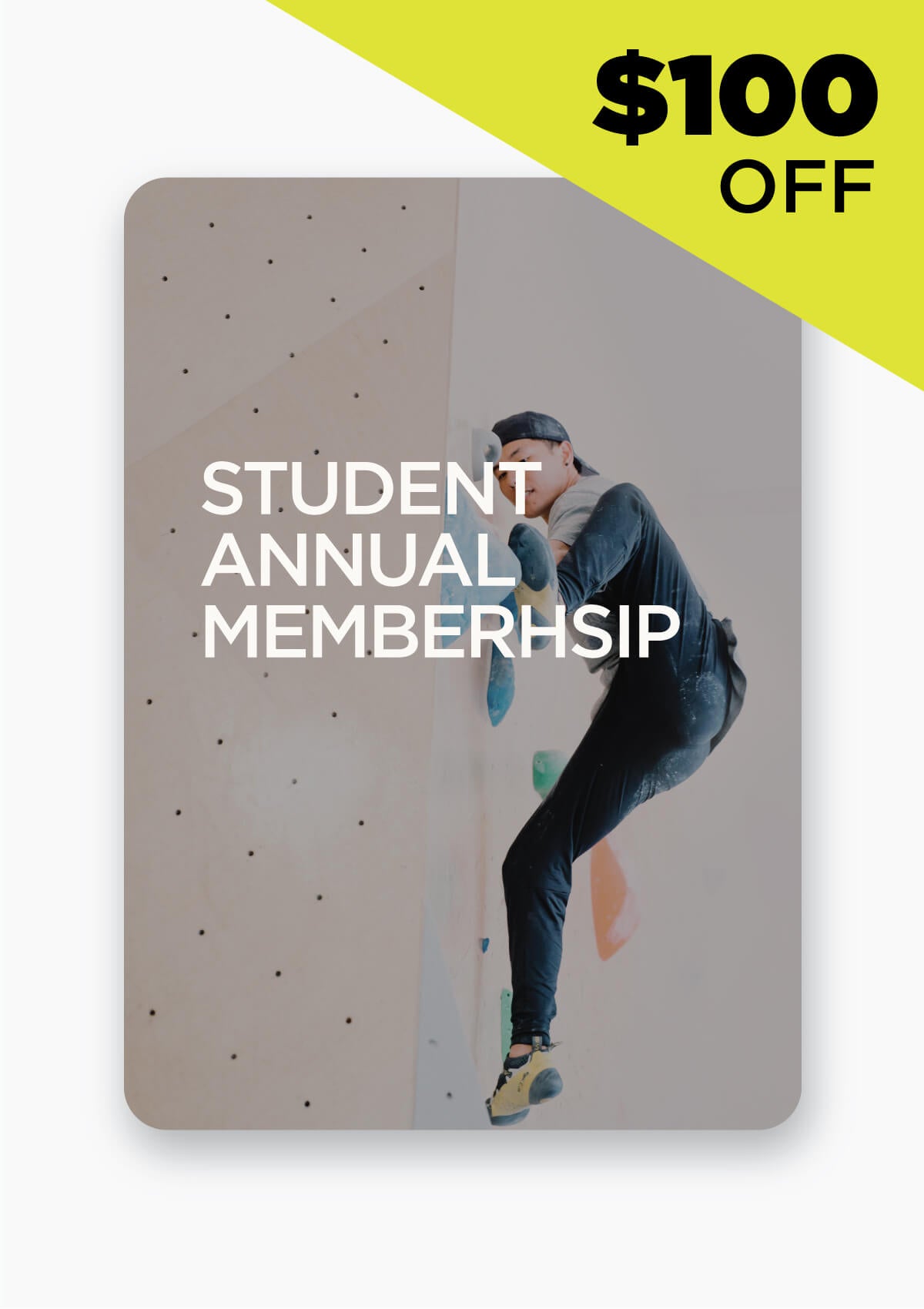 STUDENT ANNUAL MEMBERSHIP SALE