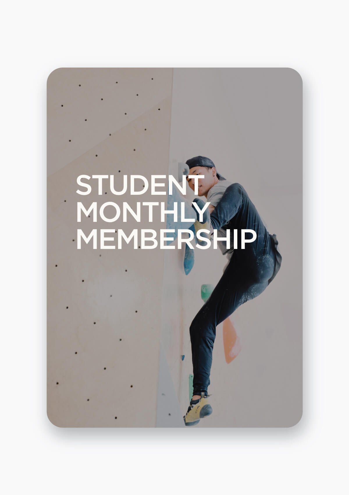 STUDENT MONTH TO MONTH MEMBERSHIP