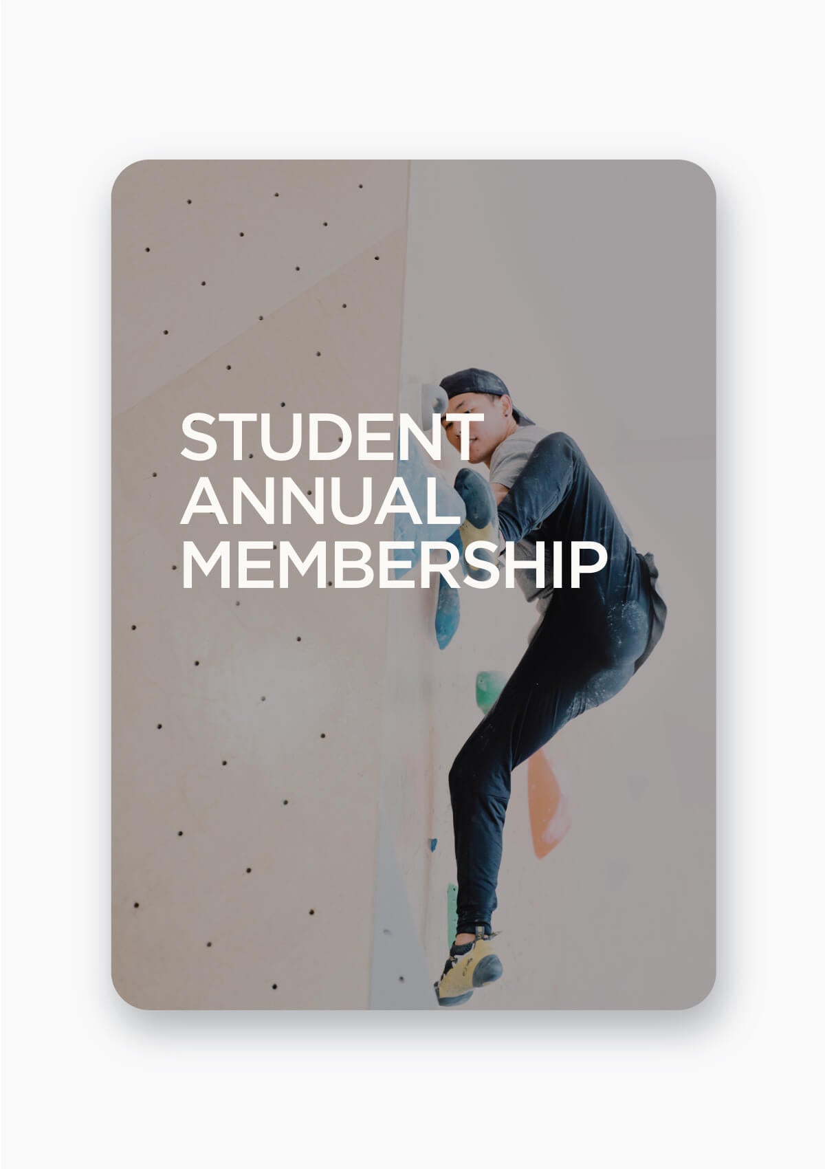 STUDENT ANNUAL MEMBERSHIP