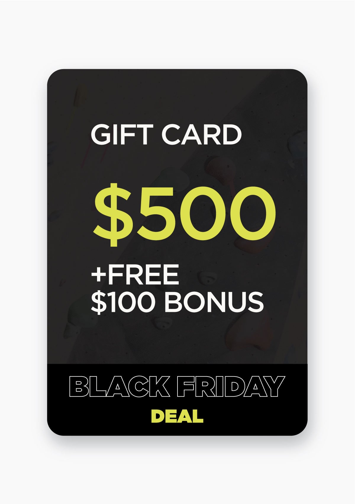 $500 GIFT CARD W/ FREE BONUS