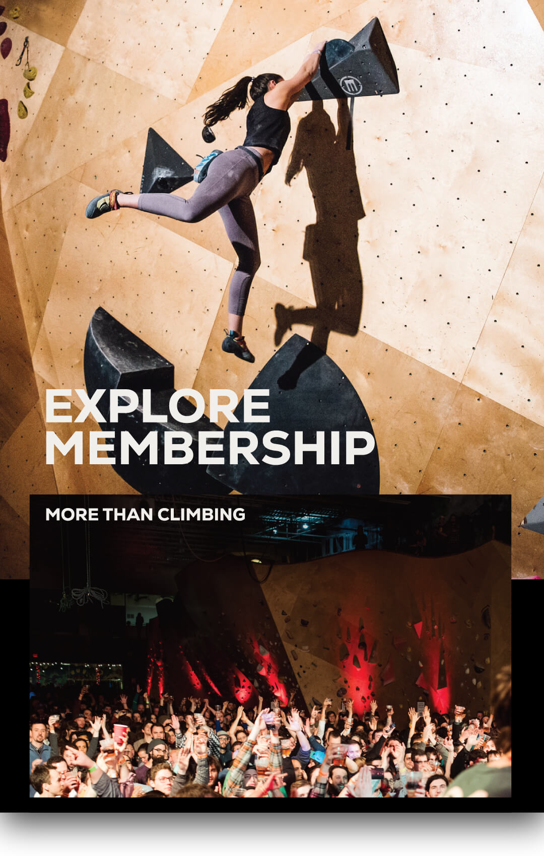 Explore Membership. More than Climbing