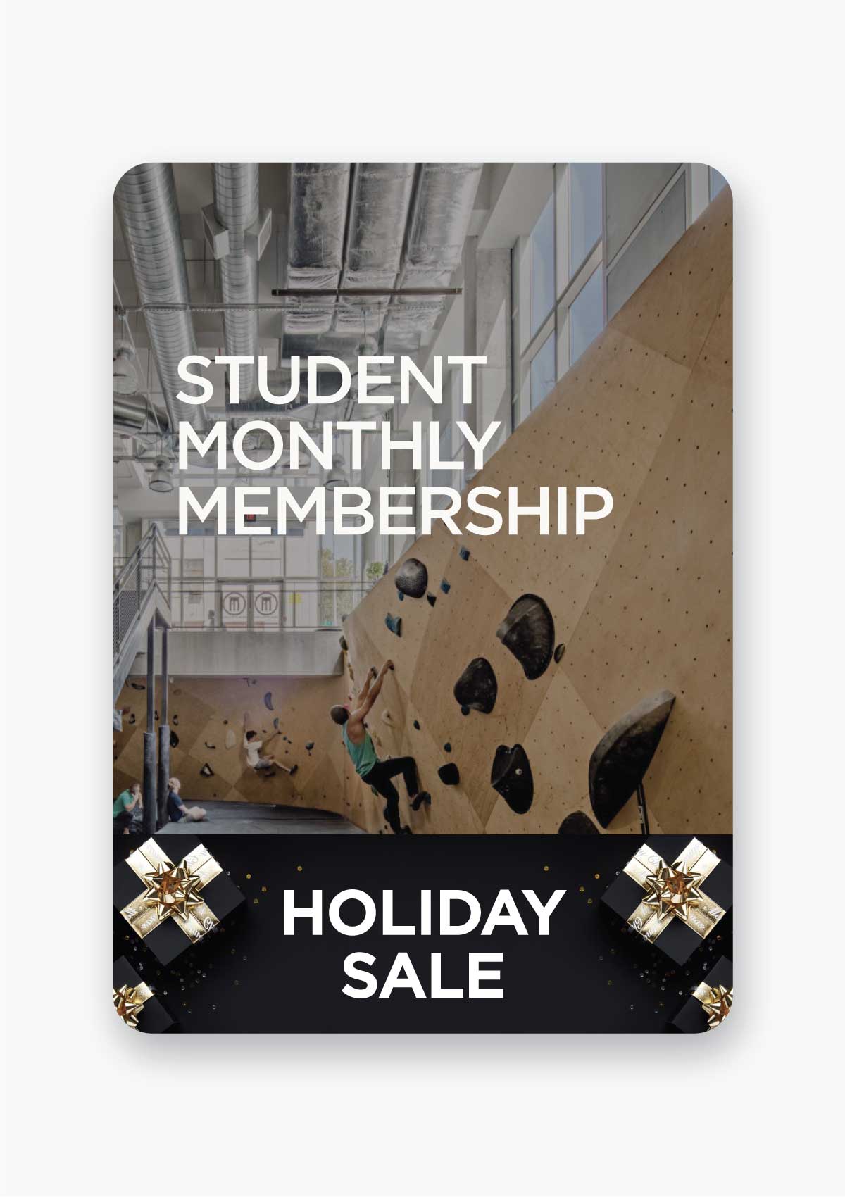 HOLIDAY STUDENT MONTHLY MEMBERSHIP