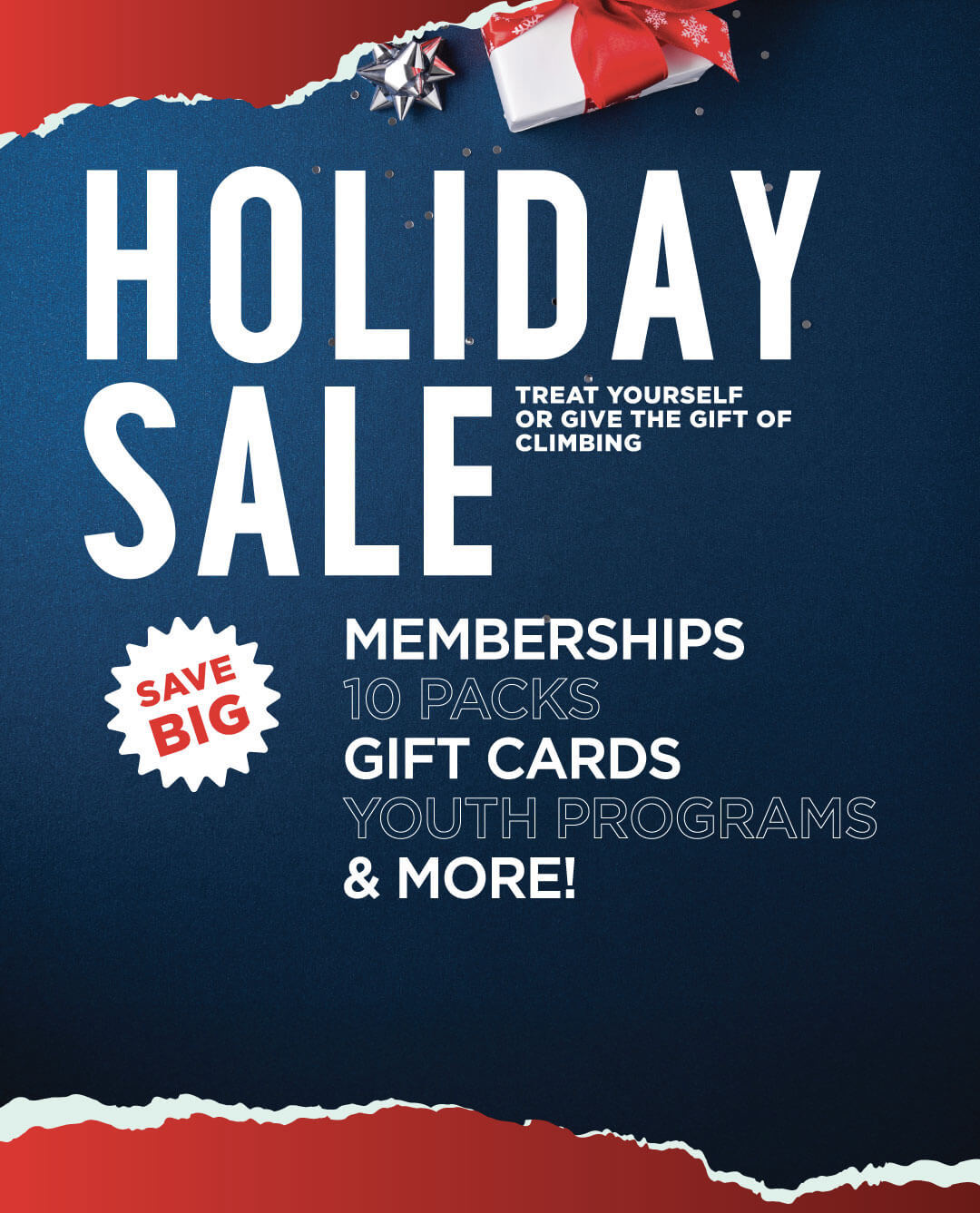 Brooklyn Boulders Holiday Sale Mobile